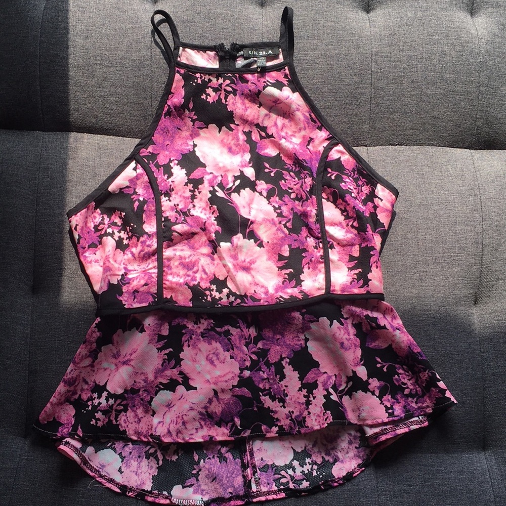 Peplum style top